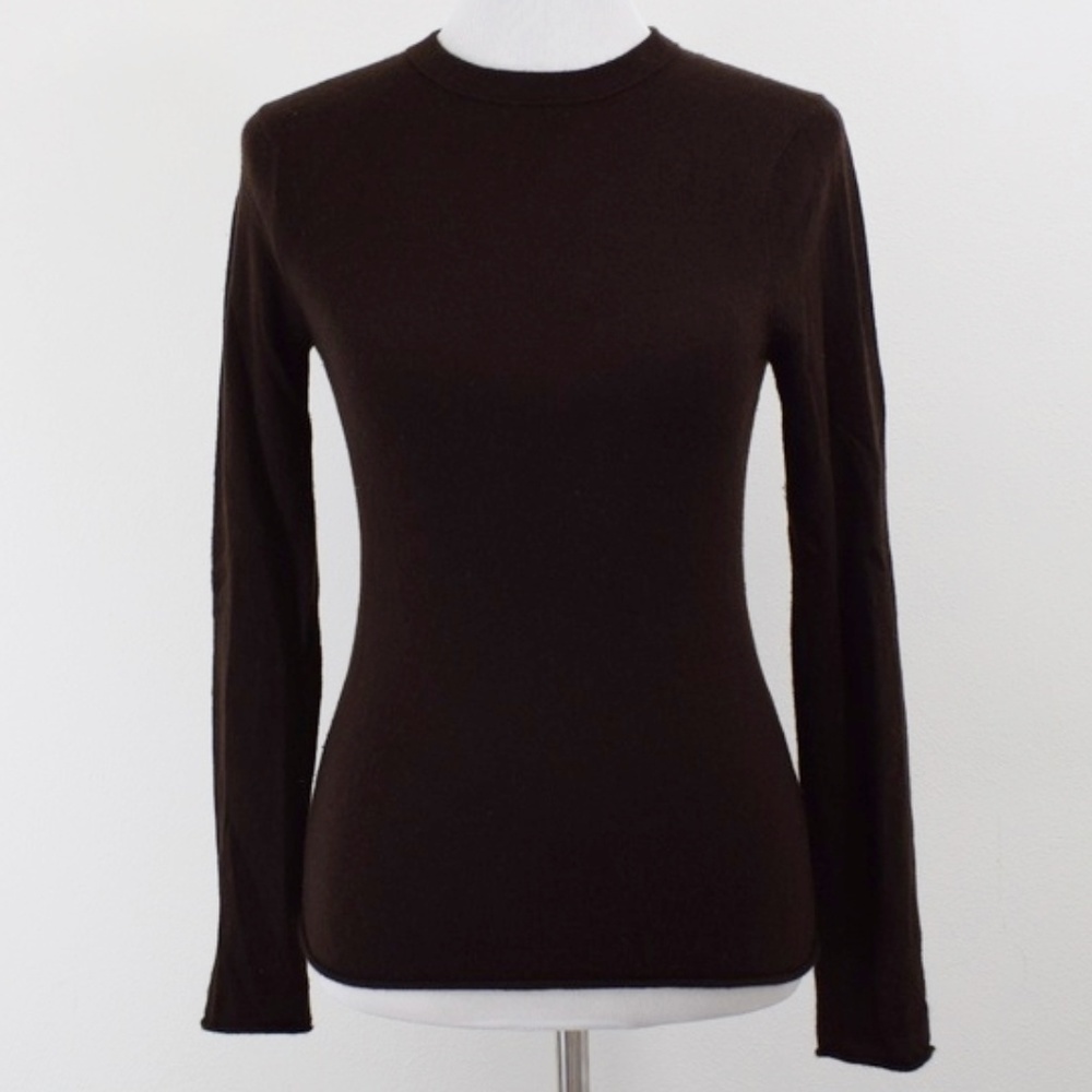 J. Crew Cashmere Crew Neck Long Sleeve Sweater